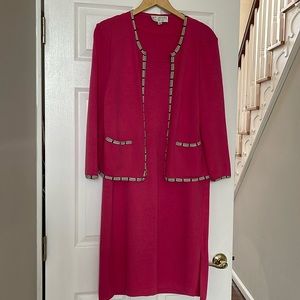St John Knit jacket and dress